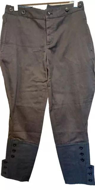 28"W Grey Ralph Lauren  Men Riding Jodhpur Breeches Trousers