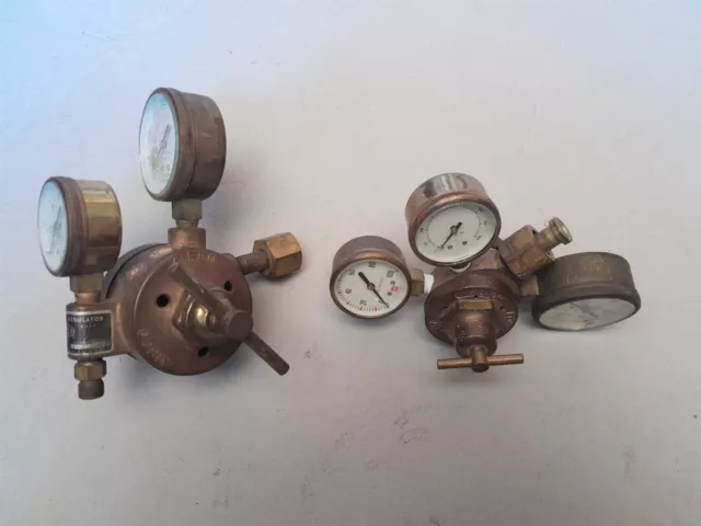 Victor Equipment Company vts 203c Airco 9403 Oxygen acetylene regulators gauges