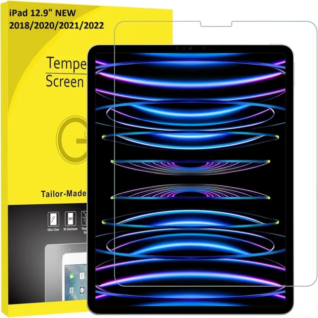 Tempered Glass Screen Protector For iPad Pro 12.9" 1st/2nd 3/4/5th 6th Gen