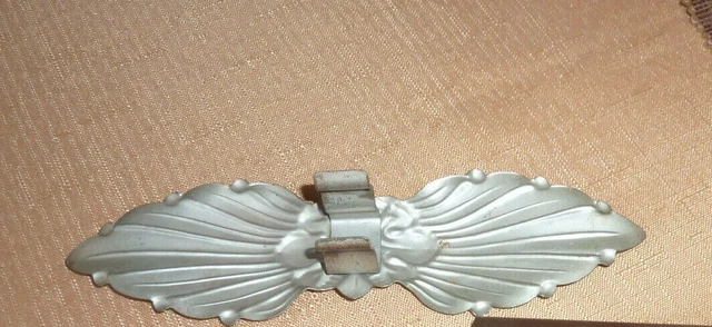 Vintage Metal Curtain Drapery Tie Back Clip-on VG condition 3