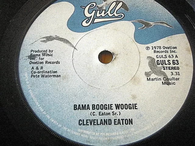 Cleveland Eaton - Bama Boogie Woogie  7" Vinyl (Ex)