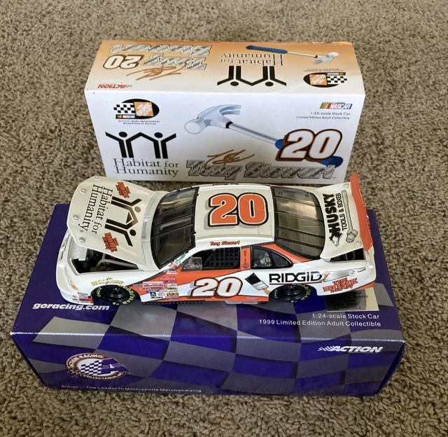 TONY STEWART #20 HABITAT FOR HUMANITY 1999 PONTIAC NASCAR 1/24 Diecast