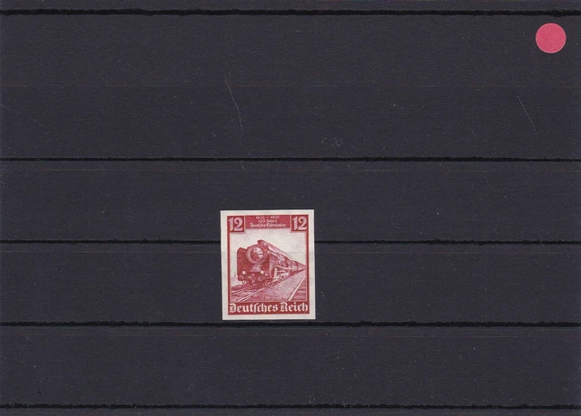 III. Reich: MiNr. 581U, postfrisch, mehrfach signiert u.a. Heinze