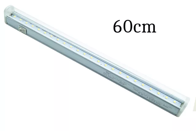 BARRA LED 1MT 12W 220V striscia LED in profilo barra 1metro led SMD  sottopensile EUR 9,00 - PicClick IT