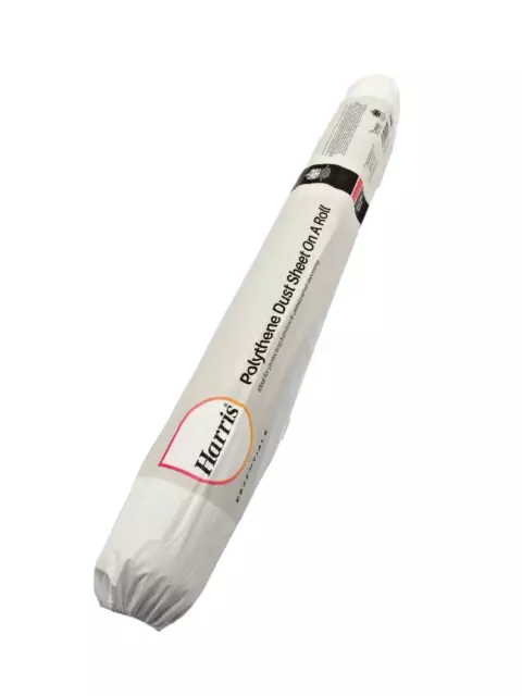 Rotolo foglio polvere in plastica politene Harris 2x50 m copertura decorazione pittura