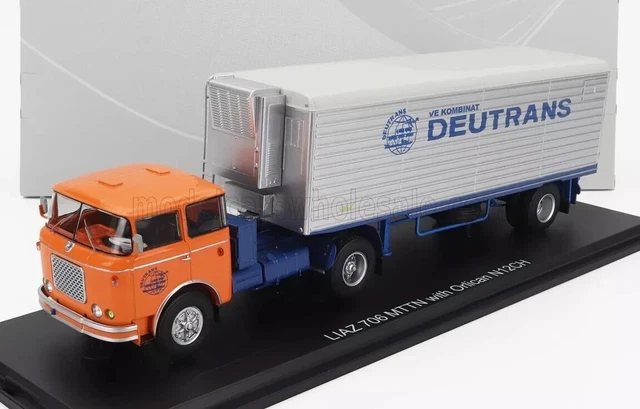 ミニカー　1/43 LIAZ 706 MTTN Deutrans(オレンジ) [PCL47167] Modellauto Skoda LIAZ 706 MTTN Zugmaschine orange weiß 1:43