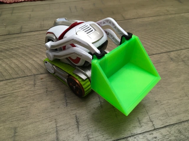 Cozmo & Vector By Anki robot, 3D printed Font end loader (Translucent Green)