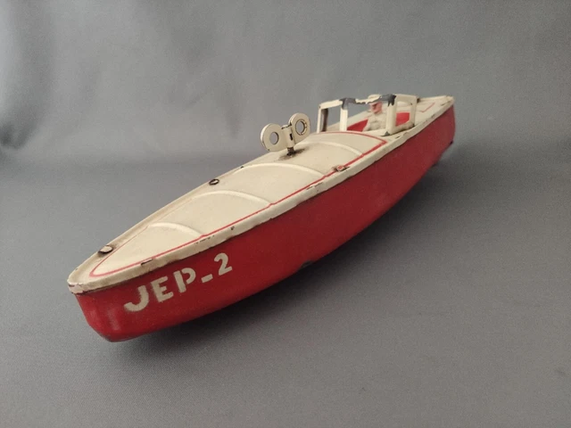 Ancien Bateau Joustra/JEP 2 – Jouet Vintage Pour Collection Ou Décoration