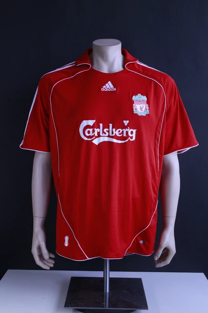 Liverpool FC Adidas Herren Fußball Trikot Saison 07/08 Soccer Jersey XL 053327