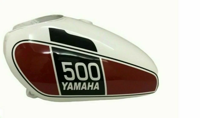 Réservoir Essence En Aluminium Noir Pour Yamaha XT/TT 500 - Avec Bouchon 1U6 - Neuf