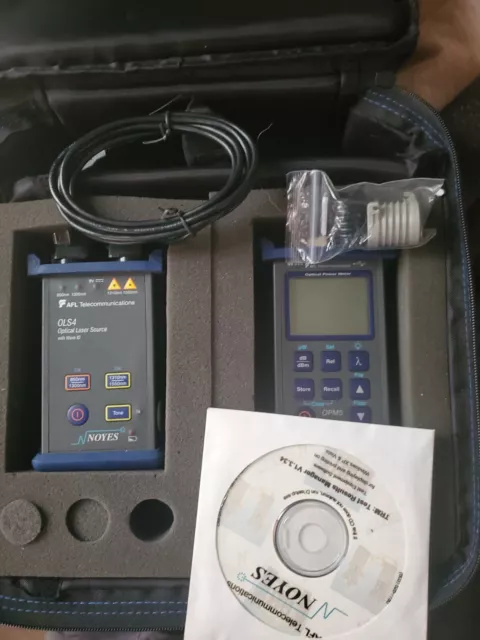 AFL Noyes SMLP 5-5 LC 850 1300 1310 1550 nm Fiber Optic Loss Test Set