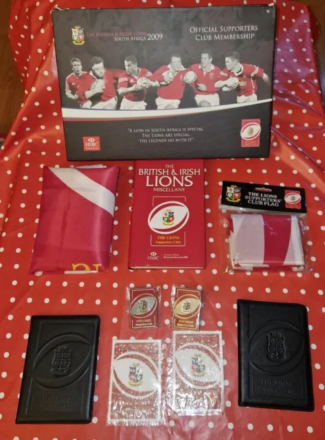 British & Irish Lions South Africa 2009 Official Supporters Club Membership Box