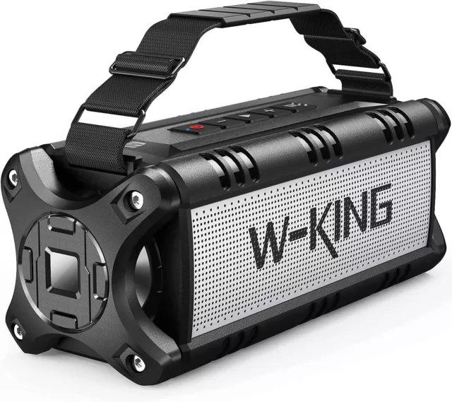 Bluetooth Speakers, W-KING 50W Portable Bluetooth Speaker wireless Loud, IPX6 W