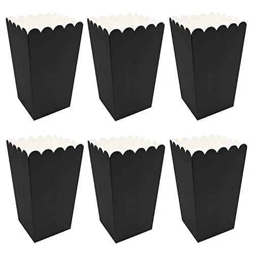 36 Pcs Popcorn Boxes Mini Paper Popcorn Box Cardboard Popcorn Container for P...
