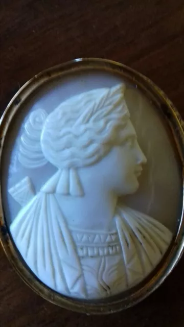 broche camée ancien