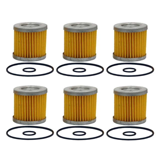 WIX SET 6 Engine Oil Filters (Cartridge Lube Metal Canister) For