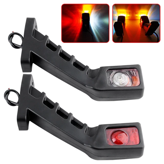 30x LED 12/24V Rot Begrenzungsleuchte Umrissleuchte
