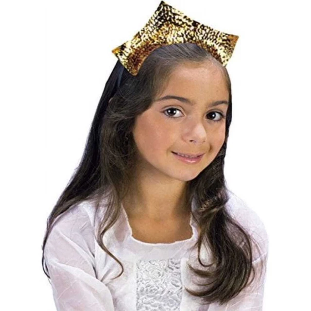 SPARKLING SEQUIN GOLD Tiara £4.58 PicClick UK