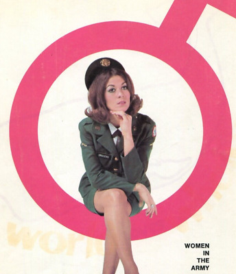 Vintage Soldiers Magazine US Army Women Gloria Steinem Chinese Needlepoint 1973