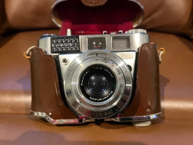 Vintage Kodak Retinette 1B Prontor 500 LK 35 mm Camera + Original Hard Case