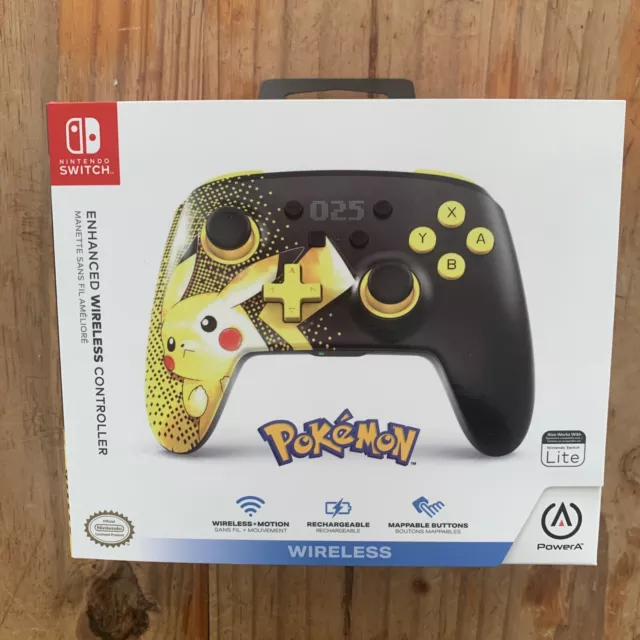 PowerA Enhanced Wireless Controller For Nintendo Switch Pokemon Pikachu Sealed