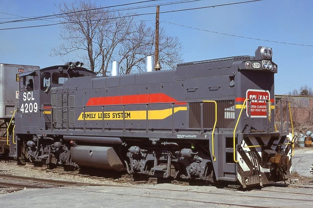 Seaboard Coast Line Railroad     #4209   Original Kodachrome  Slide