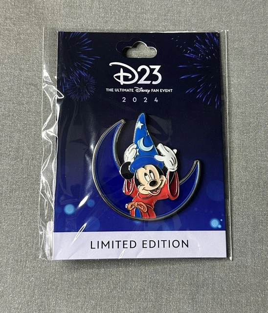 DISNEY D23 EXPO 2024 The Ultimate Event DEC WDCS Sorcerer Mickey Pin LE