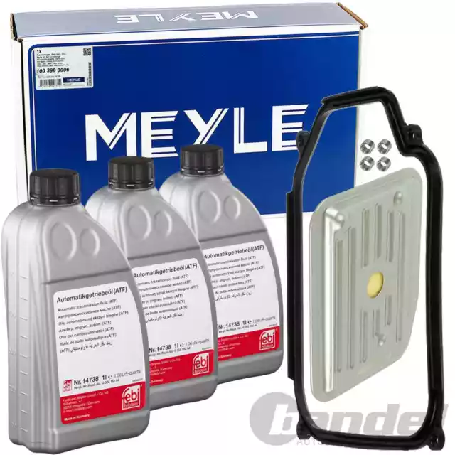 KIT FILTRI IDRAULICI MEYLE CAMBIO AUTOMATICO AG4+OLIO ATF per GOLF 3 4 POLO VENTO