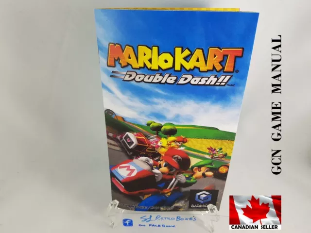 MANUAL GCN - MARIO KART DD - Folleto de instrucciones ""Repuesto"" de Nintendo Gamecube