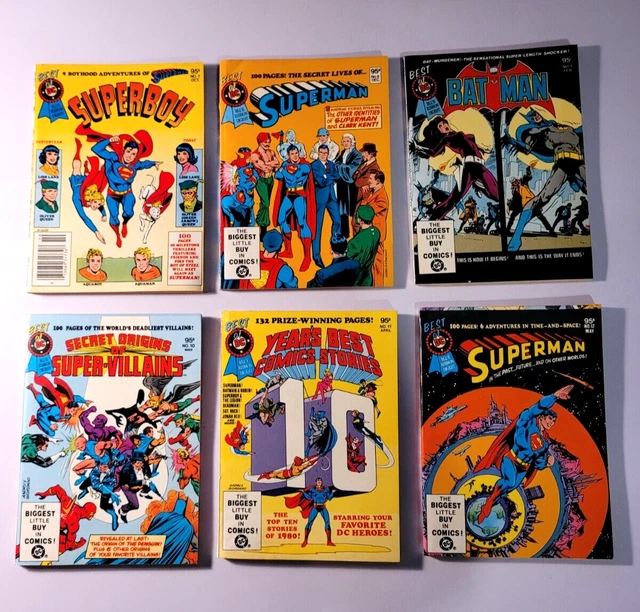 BEST OF DC - Blue Ribbon Digest Issues 7 to 12  [DC  1980 + 1981]   Nice Books