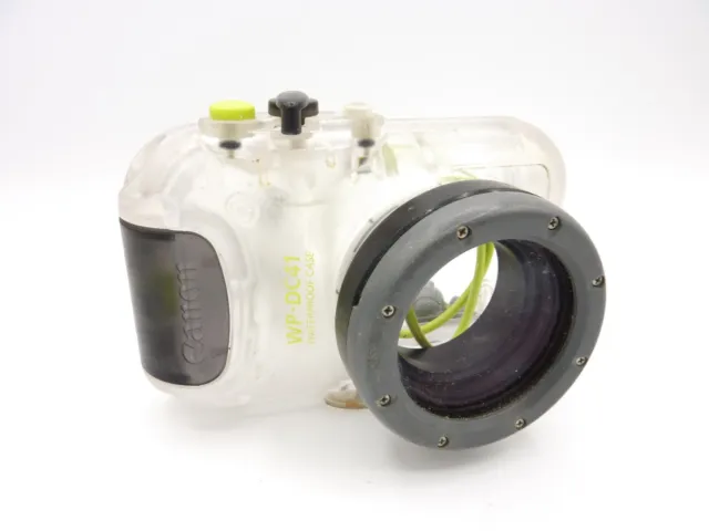 Canon WP-DC41 Waterproof Clear Camera Case 130ft 40m (w/Wrist Strap+Rubber Ring)