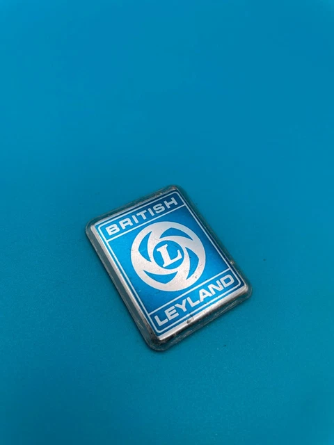 MGB Midget Triumph Spitfire Jaguar TR British Leyland Badge Emblem Light Blue