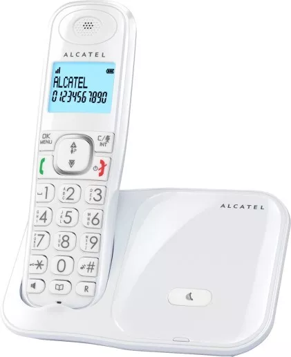 Alcatel XL280 - Teléfono Fijo inalámbrico, Color Blanco