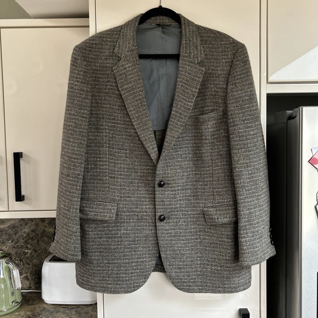 harris tweed jacket 48 inch chest blazer
