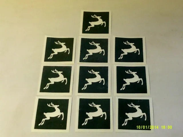10 - 400 reindeer stencils for etching on glass hobby present Christmas gift