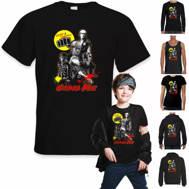 Cobra Kai Johnny Lawrence T Shirt - Karate Kid Martial Arts Kung Fu