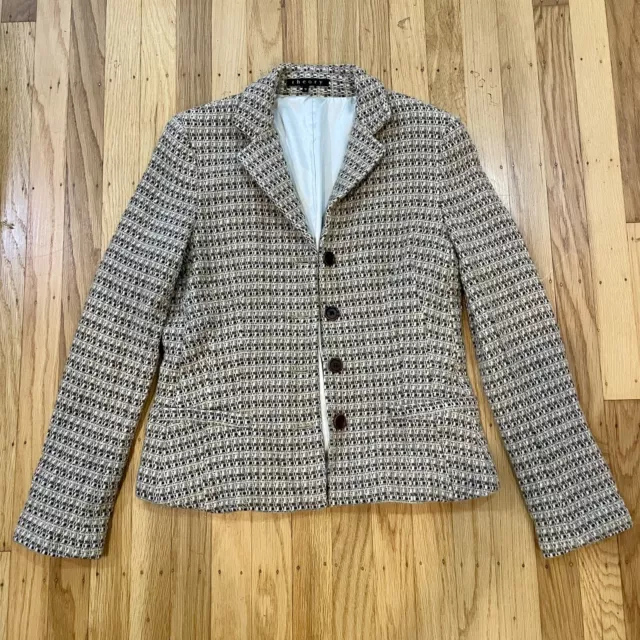 Theory Women’s Blazer Soft Wool Blend Size 10