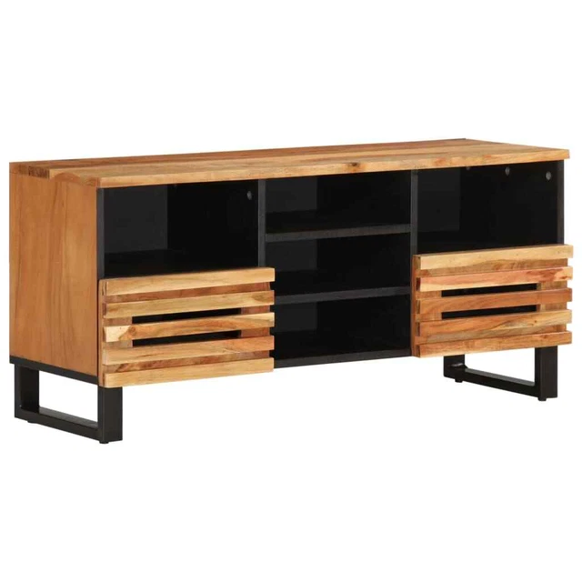 TV 100X34X46 cm Solid Wood Acacia £202.80 PicClick UK