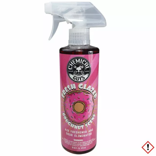 Chemical Guys 473ml Fresh Glazed Donut Duft Scent Duftspray Lufterfrischer Kfz