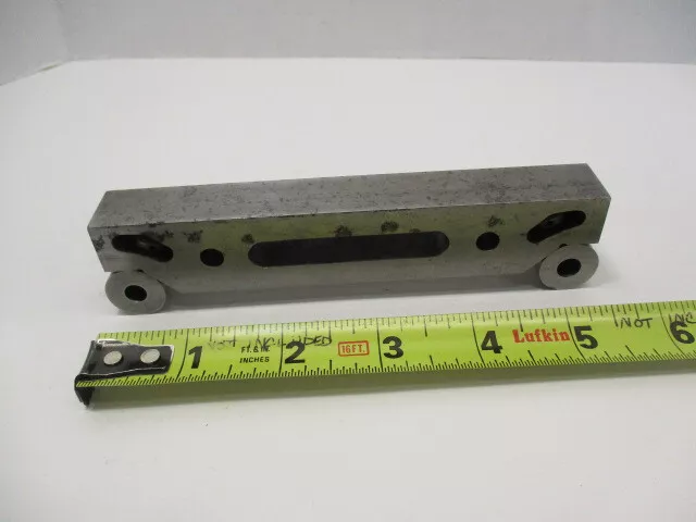 5" Sine Bar, 5" On Center Rolls, Fixture, Jig, Toolmaker Made, Hard, Ground, EC