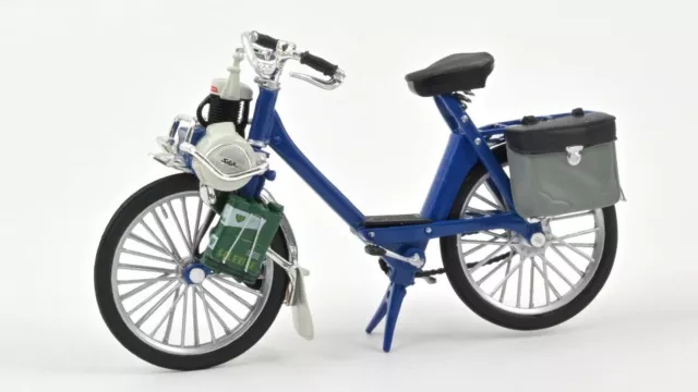 Model motorcycle moped Norev Solex Scale 1:18 1969 Blue Motor Bike vehicles