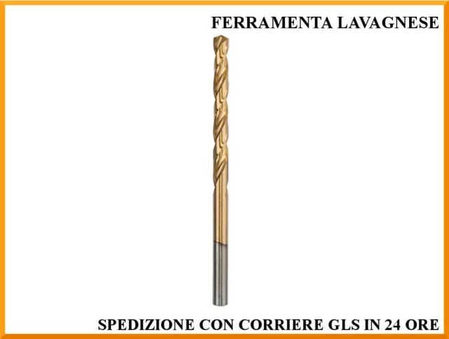 Punte per trapano HSS Titanio Vigor