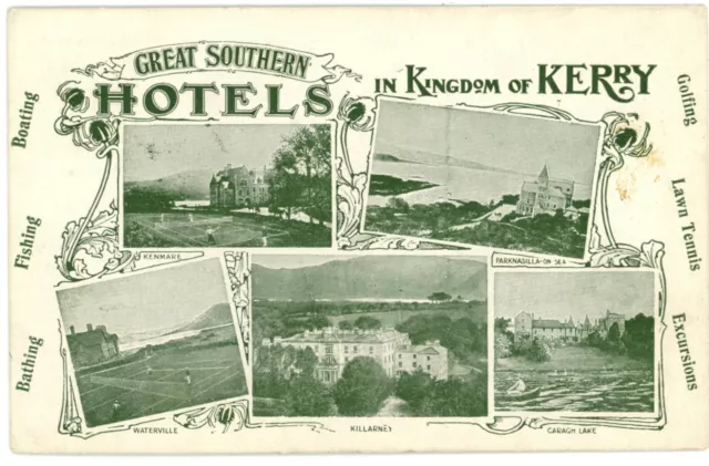 Activities At Great Southern Hotels In Kingdom Of Kerry In Ireland Postcard