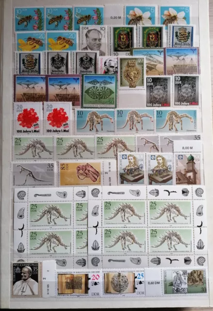 Sammlungsauflösung, DDR, Lot aus Jahrgang 1990  postfrisch