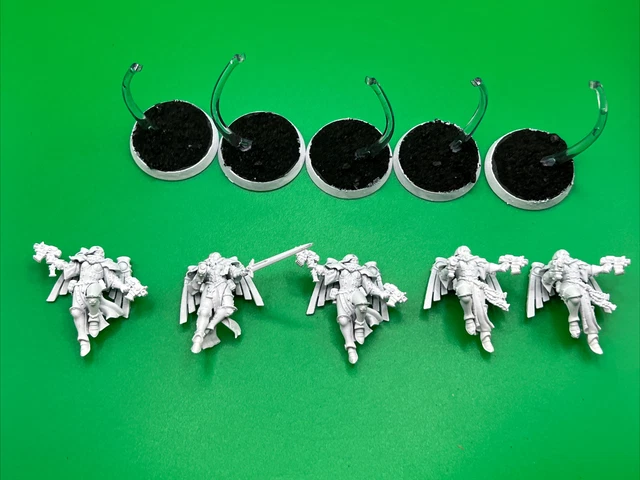 warhammer 40k adepta sororitas Seraphim squad Part painted x5 G678