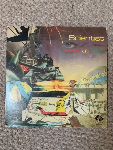 Scientist World At War LP - Reggae/Dub LP 1981 - Black Ovation Records
