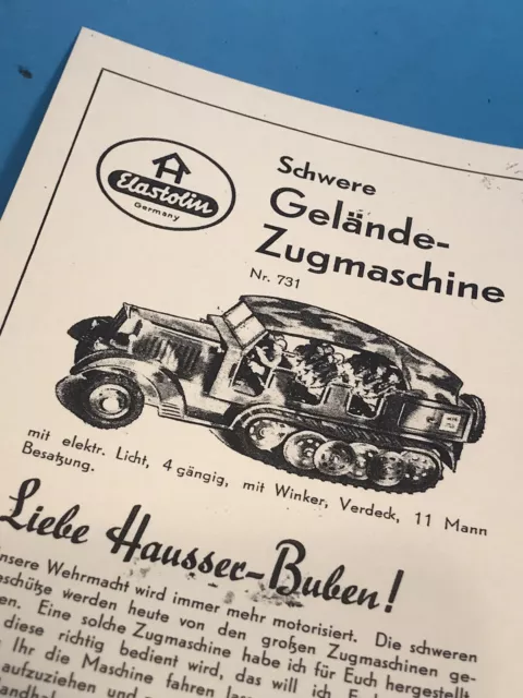 Schwere Gelände-Zugmaschine von Elastolin/Hausser