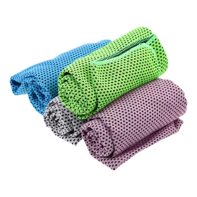 Summer Gifts 4pcs Cooling Gym Microfiber Quick Dry Yoga Workout Towel