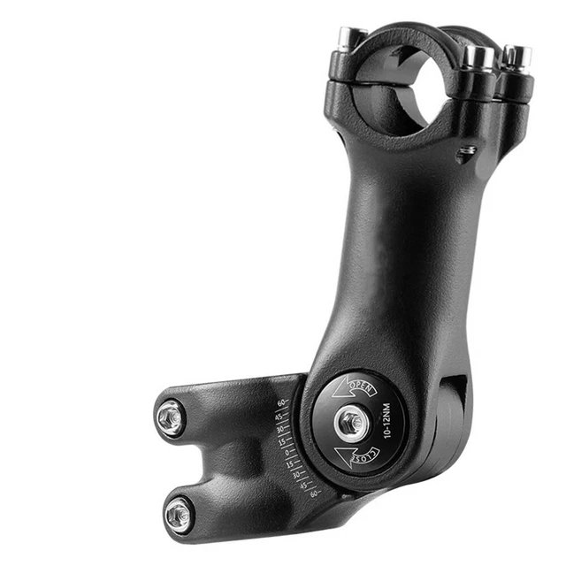 Rehausseur De Guidon VTT Réglable - Pour Fourche Et Tige De Direction | Élévateur Noir En Alliage