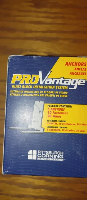 ProVantage Anchors for glass block installation system 5 pack anchors